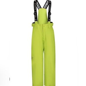 Kamik Kids Harper Bib Snow Pants - Lime Green